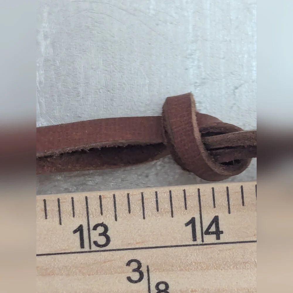 Brown Leather carrier Sheath with Strap Hand Made Hand Crafted Leatherwork